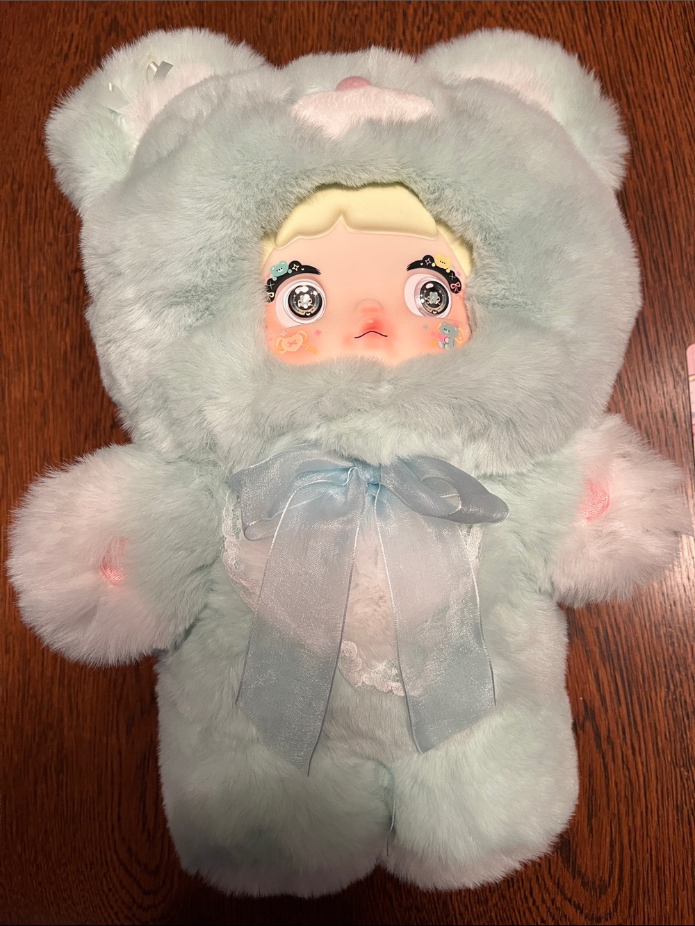 Hi Toy x Nommi 400% Good Night Bear Series Interactive Plush 13”- Star - Picture 3 of 16